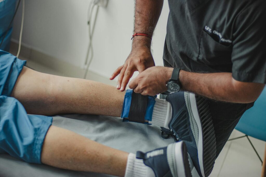 Sports recovery physiotherapy session at AlterPhysio Amsterdam clinic